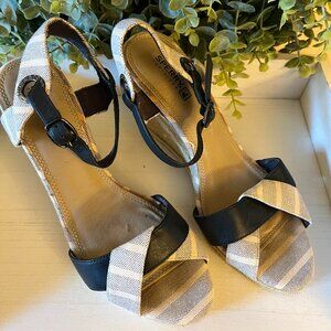 Sperry Espadrille Wedge Sz 8